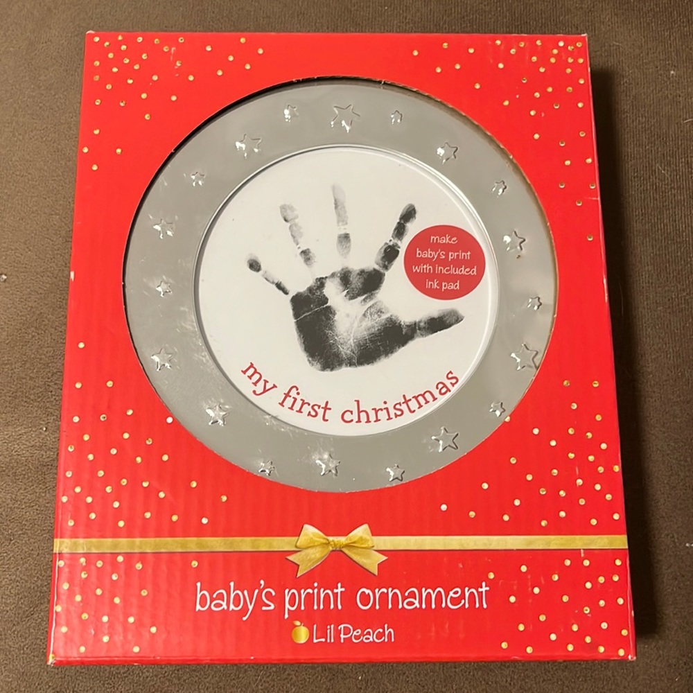 Lil Peach “My First Christmas” Ornament
